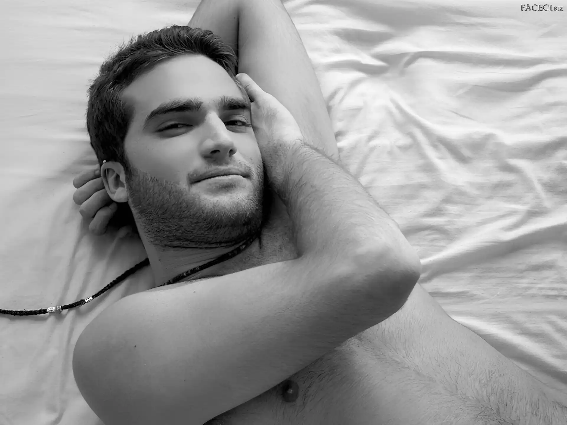 Mężczyzna, Zarost, Sexy, Brunet