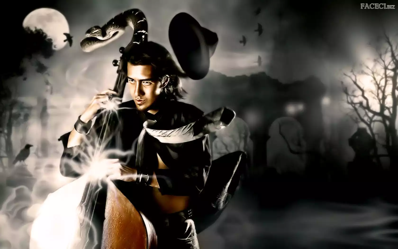 Wąż, Muzyka, Mężczyzna, Krawat